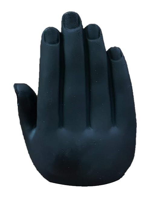 Polyresin Golden Handcrafted Palm Buddha Polyresin Showpiece