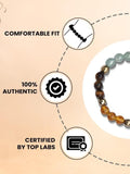 Dhan Yog Bracelet | Attracts Wealth &amp; Financial Prosperity | Pyrite, Citrine, &amp; Aventurine bracelet | Astrology Dhanyog Bracelet for Men &amp; Women | Certificate of Authenticity&nbsp