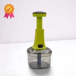 Chopper for Kitchen Use 1000ml,5 Blade Steel Large Manual Hand-Press Vegetable Chopper Mixer Cutter to Cut Onion, Salad, Tomato, Potato (Indian,Heavy Quality)