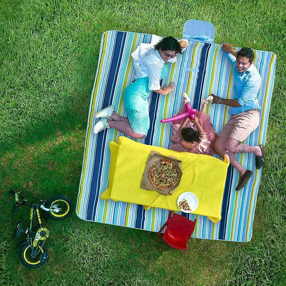Picnic Mat, Camping & Outdoor Foldable Rectangular Shape Sleeping Mat Picnic Blanket With Waterproof Backing