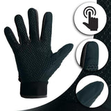 Winter Gloves With Velcro Buckle & Touch Screen Feature