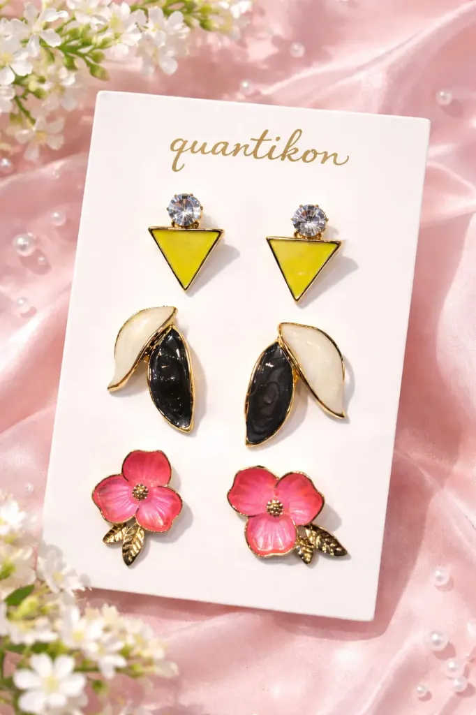 ✨ Trendy Earring Combo Set for Women | Premium Lightweight Designer Earrings